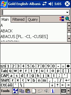 LingvoSoft Gold Talking Dictionary English <-> Alb 2.6.07 screenshot